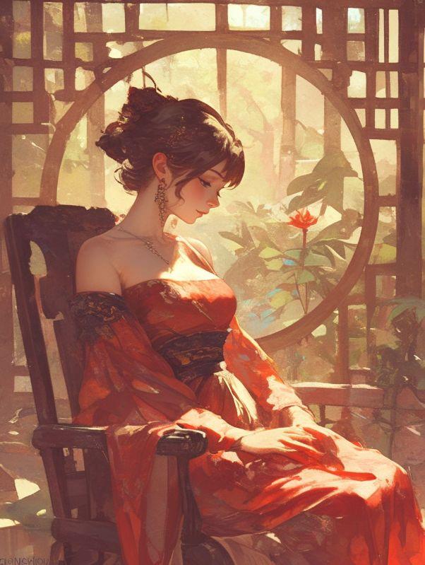 落花弦断,只影向谁去